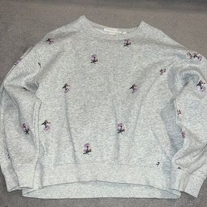 H&M Floral Sweatshirt